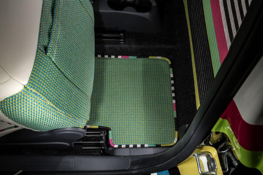 Детали интерьера Fiat 500C Missoni by Garage Italia Customs (312) 2017 года  (фото 12 из 20)